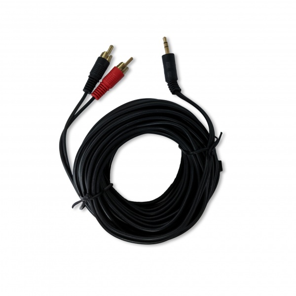 Phono to 3.5mm Jack  Cable 10m